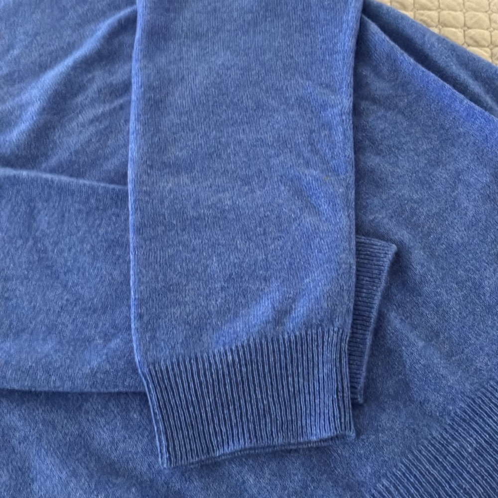 Men's Blue Sweater - Picture 2 of 4